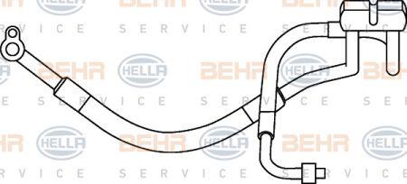 Behr-Hella 9GS 351 337-141 Coolant pipe 9GS351337141