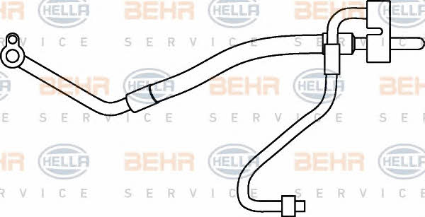 Behr-Hella 9GS 351 337-161 Coolant pipe 9GS351337161