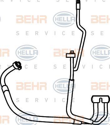 Behr-Hella 9GS 351 337-221 Coolant pipe 9GS351337221