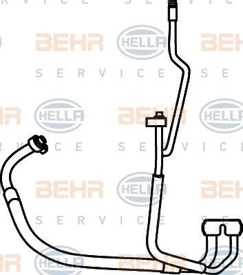 Behr-Hella 9GS 351 337-231 Coolant pipe 9GS351337231