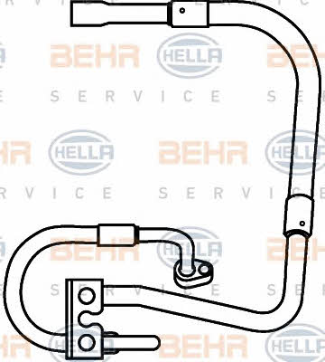 Behr-Hella 9GS 351 337-281 Coolant pipe 9GS351337281