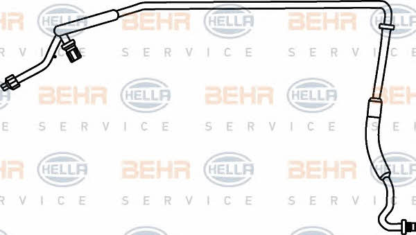 Behr-Hella 9GS 351 337-311 Coolant pipe 9GS351337311