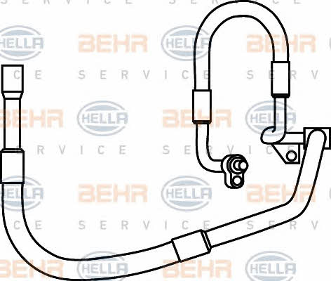 Behr-Hella 9GS 351 337-331 Coolant pipe 9GS351337331