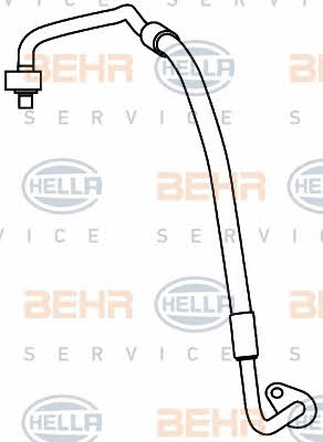 Behr-Hella 9GS 351 337-411 Coolant pipe 9GS351337411