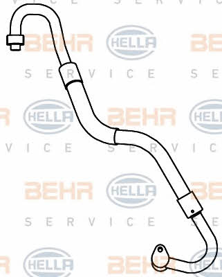 Behr-Hella 9GS 351 337-471 Coolant pipe 9GS351337471