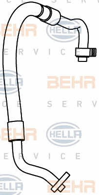 Behr-Hella 9GS 351 337-481 Coolant pipe 9GS351337481