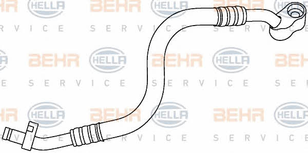 Behr-Hella 9GS 351 337-501 Coolant pipe 9GS351337501