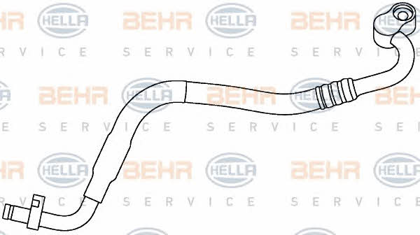 Behr-Hella 9GS 351 337-531 Coolant pipe 9GS351337531
