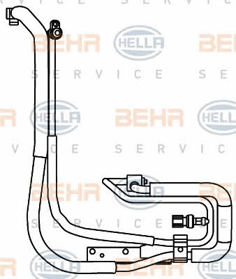Behr-Hella 9GS 351 337-611 Coolant pipe 9GS351337611