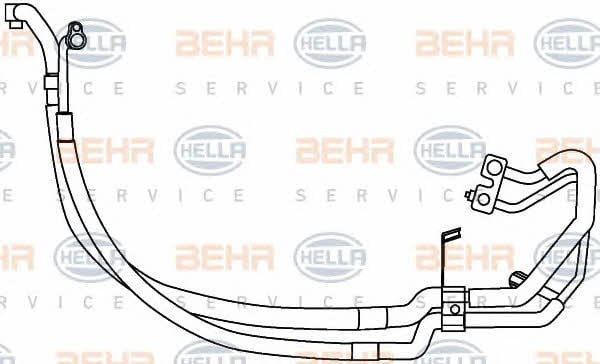 Behr-Hella 9GS 351 337-641 Coolant pipe 9GS351337641