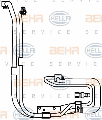 Behr-Hella 9GS 351 337-651 Coolant pipe 9GS351337651
