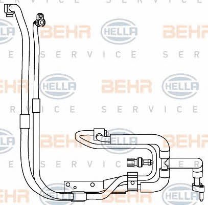 Behr-Hella 9GS 351 337-661 Coolant pipe 9GS351337661