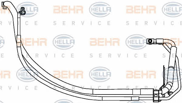 Behr-Hella 9GS 351 337-671 Coolant pipe 9GS351337671