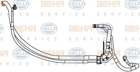 Behr-Hella 9GS 351 337-681 Coolant pipe 9GS351337681
