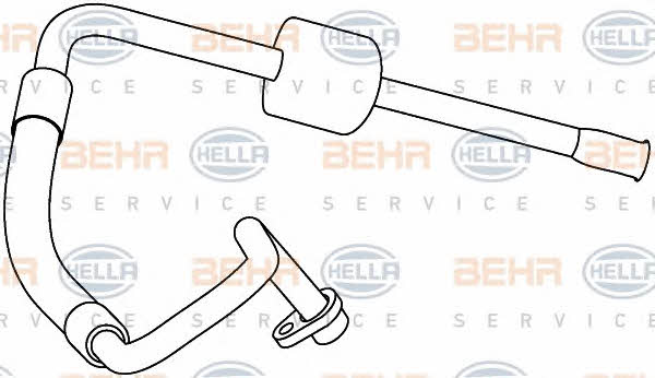 Behr-Hella 9GS 351 337-711 Coolant pipe 9GS351337711