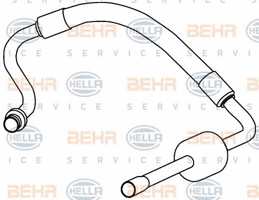 Coolant pipe Behr-Hella 9GS 351 337-741
