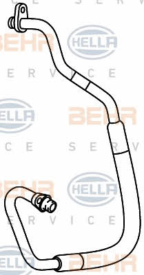 Coolant pipe Behr-Hella 9GS 351 337-791