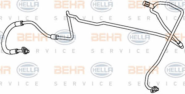 Coolant pipe Behr-Hella 9GS 351 338-061