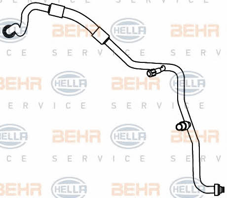 Behr-Hella 9GS 351 338-081 Coolant pipe 9GS351338081