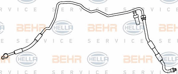 Coolant pipe Behr-Hella 9GS 351 338-101