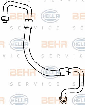 Behr-Hella 9GS 351 338-121 Coolant pipe 9GS351338121