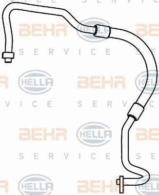 Behr-Hella 9GS 351 338-131 Coolant pipe 9GS351338131