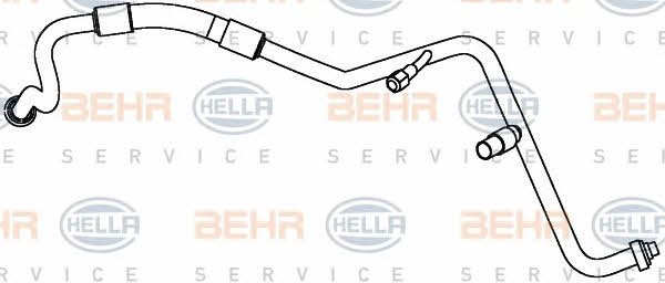 Coolant pipe Behr-Hella 9GS 351 338-151