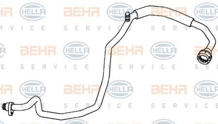 Behr-Hella 9GS 351 338-241 Coolant pipe 9GS351338241