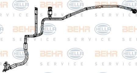 Behr-Hella 9GS 351 338-261 Coolant pipe 9GS351338261