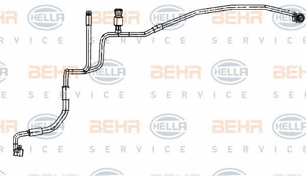 Behr-Hella 9GS 351 338-271 Coolant pipe 9GS351338271