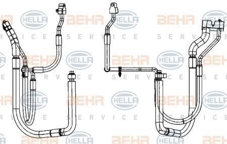 Behr-Hella 9GS 351 338-301 Coolant pipe 9GS351338301
