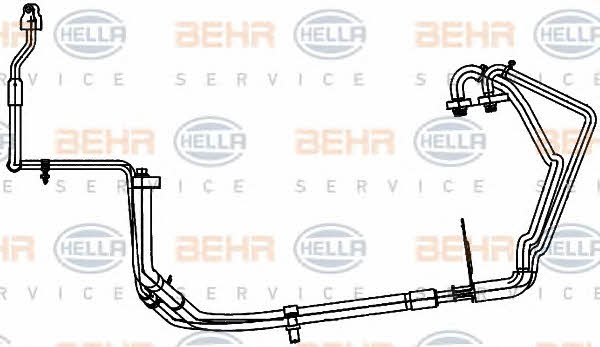 Behr-Hella 9GS 351 338-311 Coolant pipe 9GS351338311