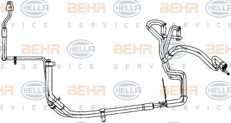 Behr-Hella 9GS 351 338-361 Coolant pipe 9GS351338361