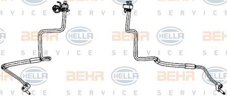 Behr-Hella 9GS 351 338-371 Coolant pipe 9GS351338371