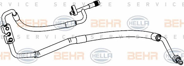 Behr-Hella 9GS 351 338-401 Coolant pipe 9GS351338401