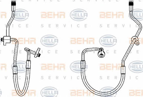 Behr-Hella 9GS 351 338-431 Coolant pipe 9GS351338431