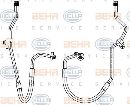 Behr-Hella 9GS 351 338-451 Coolant pipe 9GS351338451