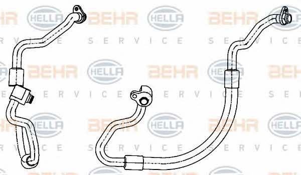 Behr-Hella 9GS 351 338-491 Coolant pipe 9GS351338491