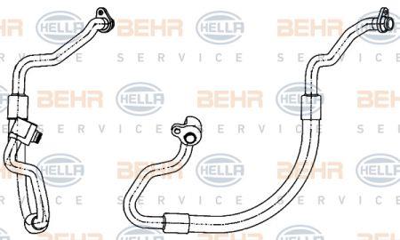 Behr-Hella 9GS 351 338-601 Coolant pipe 9GS351338601