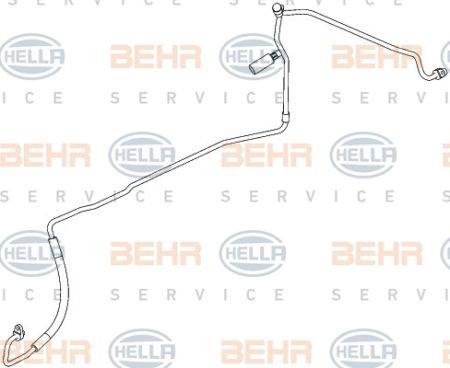 Behr-Hella 9GS 351 338-681 Coolant pipe 9GS351338681