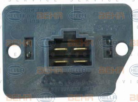 Behr-Hella 9ML 351 321-381 Fan motor resistor 9ML351321381