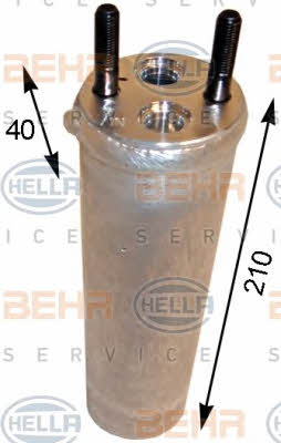 Behr-Hella 8FT 351 193-181 Dryer, air conditioner 8FT351193181