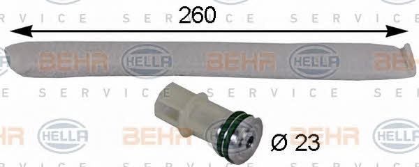 Behr-Hella 8FT 351 193-231 Dryer, air conditioner 8FT351193231
