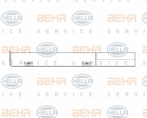 Behr-Hella 8FT 351 197-661 Dryer, air conditioner 8FT351197661