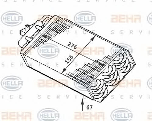 Behr-Hella 8FV 351 211-721 Auto part 8FV351211721