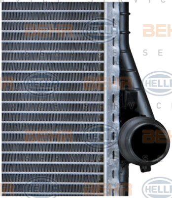 Radiator, engine cooling Behr-Hella 8MK 376 712-491