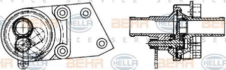 Behr-Hella 8FZ 351 314-301 Heater control valve 8FZ351314301