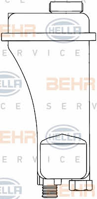 Behr-Hella 8MA 376 705-401 Expansion tank 8MA376705401