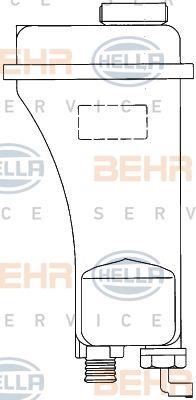 Behr-Hella 8MA 376 705-411 Expansion tank 8MA376705411