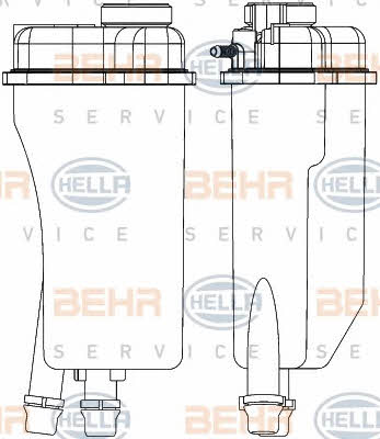 Behr-Hella 8MA 376 731-501 Expansion tank 8MA376731501